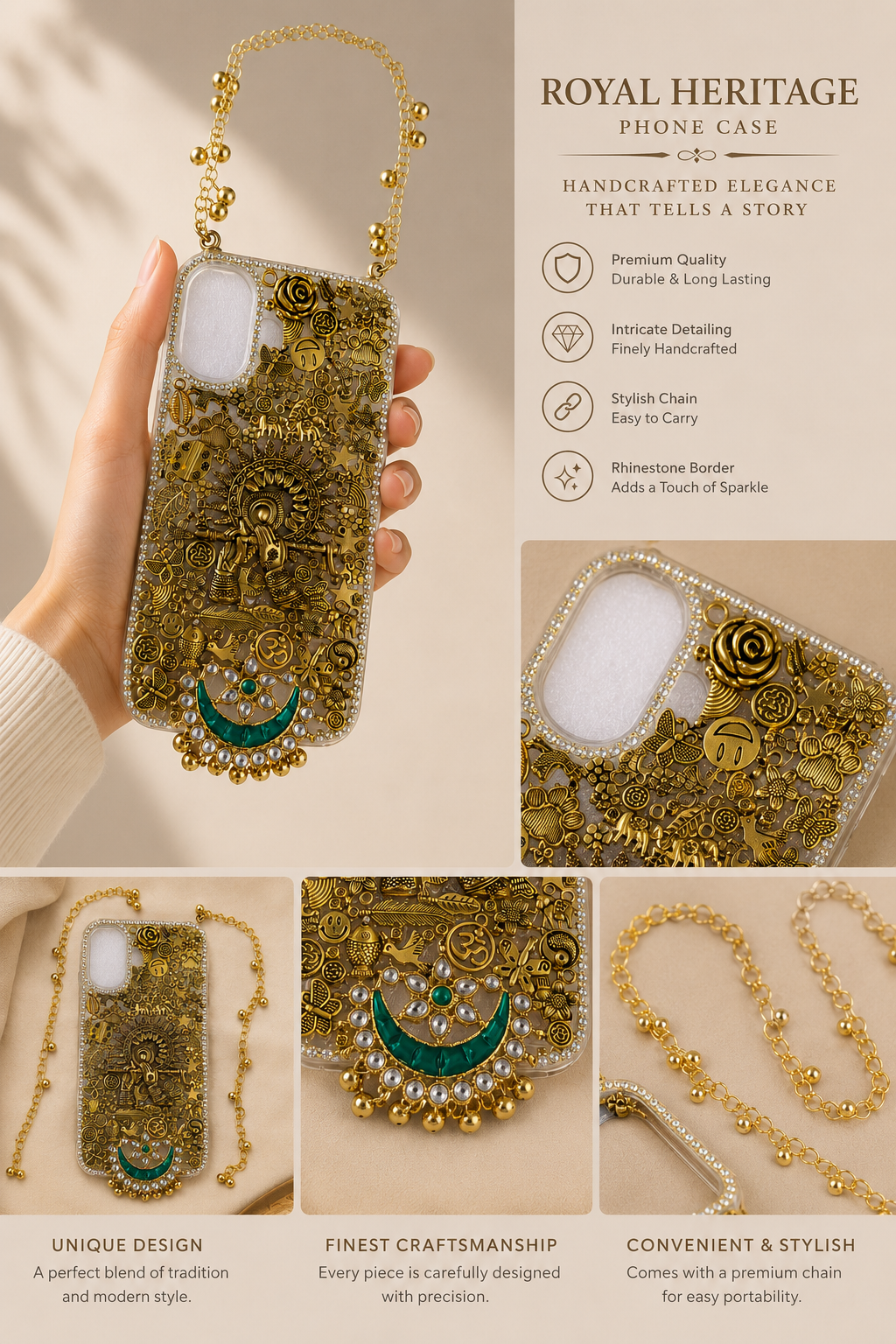 Luxury Krishna Designer Cover